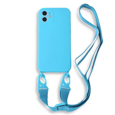 Bodycell Silicon Case με Λουρακι iPhone 11  Blue