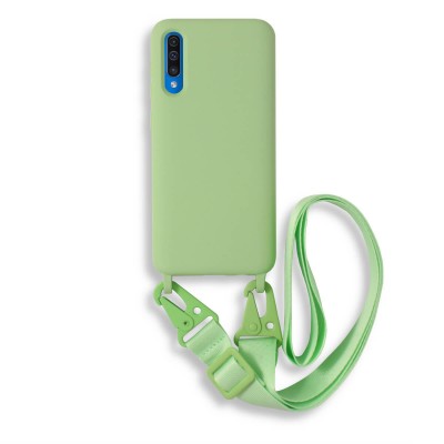 Bodycell Silicon Case με Λουρακι Samsung A50/A50s/A30s Green