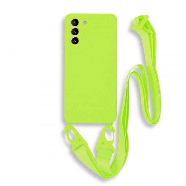Bodycell Silicon Case με Λουρακι Samsung S21 Plus Green