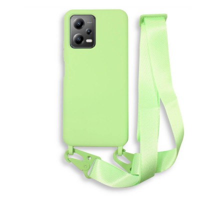 Bodycell Silicon Case με Λουρακι Xiaomi Poco X5/Note 12 5G Green