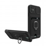 Bodycell Multifunction Case Με Κορδονι iPhone 11  Black