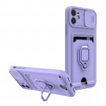 Bodycell Multifunction Case Με Κορδονι iPhone 11  Purple