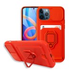 Bodycell Multifunction Case Με Κορδονι iPhone 12/12 Pro Red