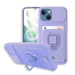 Bodycell Multifunction Case Με Κορδονι iPhone 13  Purple