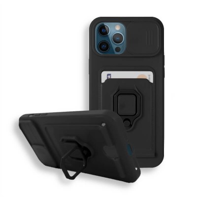 Bodycell Multifunction Case Με Κορδονι iPhone 13 Pro  Black