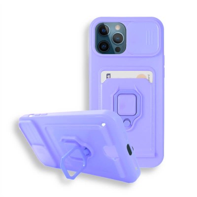 Bodycell Multifunction Case Με Κορδονι iPhone 13 Pro  Purple