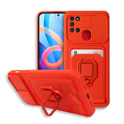 Bodycell Multifunction Case Με Κορδονι Samsung A21s Red