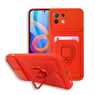 Bodycell Multifunction Case Με Κορδονι Xiaomi Mi11 Lite 4G/5G Red