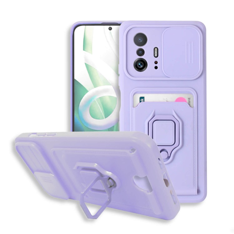 Bodycell Multifunction Case Με Κορδονι Xiaomi 11T/11T Pro Purple