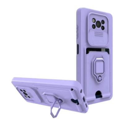 Bodycell Multifunction Case Με Κορδονι Xiaomi Poco X3 NFC Purple