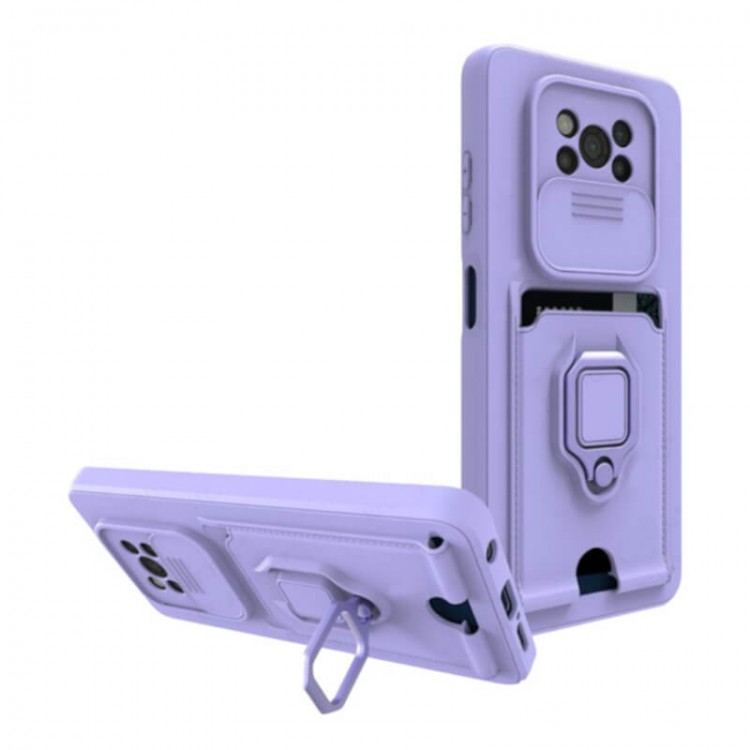 Bodycell Multifunction Case Με Κορδονι Xiaomi Poco X3 NFC Purple