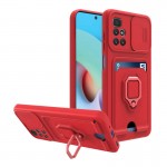 Bodycell Multifunction Case Με Κορδονι Xiaomi Redmi 10/Note 11 4G Red