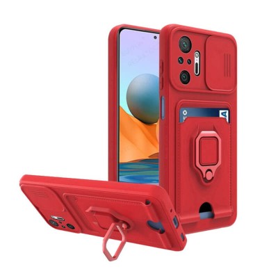 Bodycell Multifunction Case Με Κορδονι Xiaomi Note 10 Pro Red