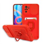 Bodycell Multifunction Case Με Κορδονι Xiaomi Note 10 4G/10s/Poco M5s Red