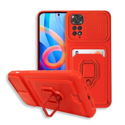 Bodycell Multifunction Case Με Κορδονι Xiaomi Note 11/11s 4G Red