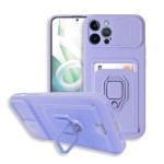 Bodycell Multifunction Case Με Κορδονι iPhone 12 Pro Max Purple