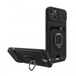 Bodycell Multifunction Case Με Κορδονι iPhone 14 Plus  Black