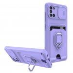 Bodycell Multifunction Case Με Κορδονι Samsung A31 Purple
