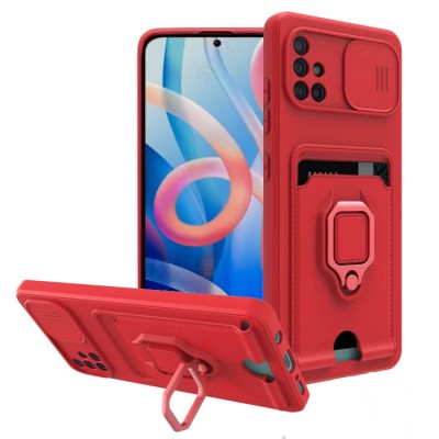 Bodycell Multifunction Case Με Κορδονι Samsung A51 Red
