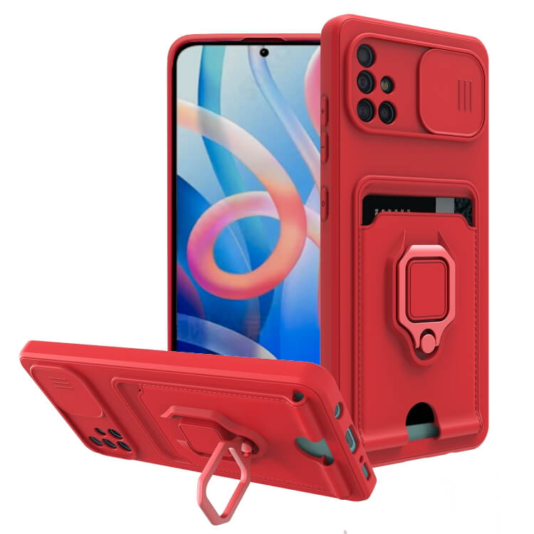 Bodycell Multifunction Case Με Κορδονι Samsung A51 Red