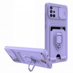 Bodycell Multifunction Case Με Κορδονι Samsung A71 4G Purple