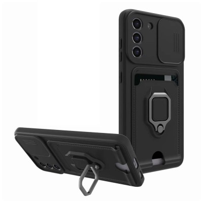 Bodycell Multifunction Case Με Κορδονι Samsung S21 FE Black