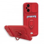 Bodycell Multifunction Case Με Κορδονι Xiaomi Poco M5 Red