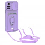 Bodycell Multifunction Case Με Κορδονι Xiaomi Poco X4 Pro 5G Purple