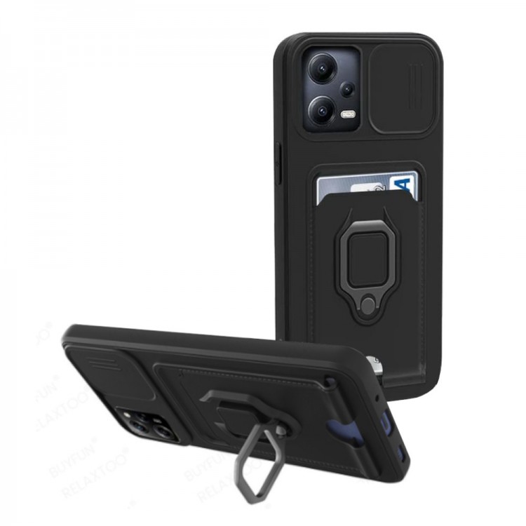 Bodycell Multifunction Case Με Κορδονι Xiaomi Poco X5/Note 12 5G Black