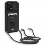 Bodycell Multifunction Case Με Κορδονι Xiaomi Poco X5 Pro/Note 12 Pro Black