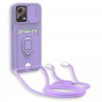 Bodycell Multifunction Case Με Κορδονι Xiaomi Poco X5 Pro/Note 12 Pro Purple