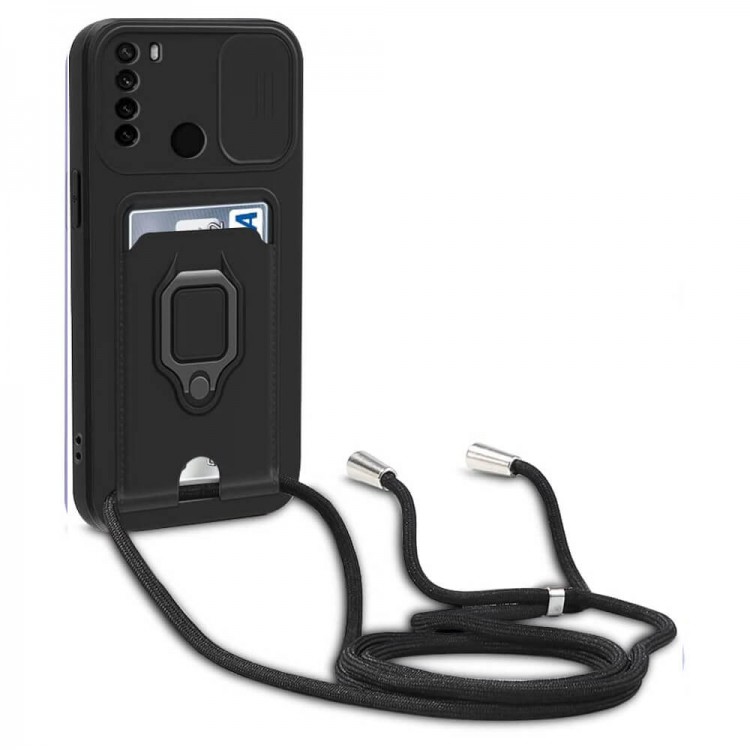 Bodycell Multifunction Case Με Κορδονι Xiaomi Note 12 Pro 4G Black