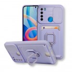 Bodycell Multifunction Case Με Κορδονι Xiaomi Note 8  Purple