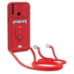 Bodycell Multifunction Case Με Κορδονι Xiaomi Note 12 4G Red