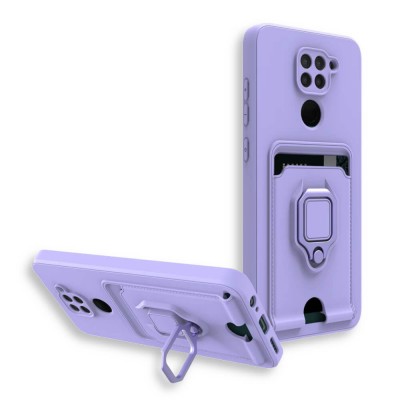 Bodycell Multifunction Case Με Κορδονι Xiaomi Note 9  Purple