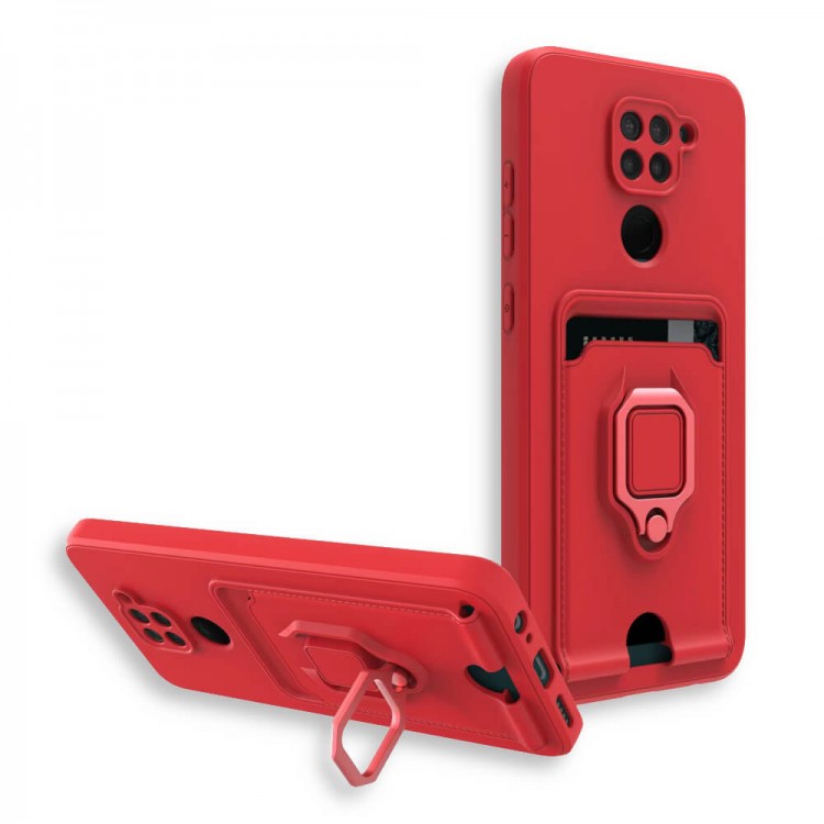 Bodycell Multifunction Case Με Κορδονι Xiaomi Note 9  Red