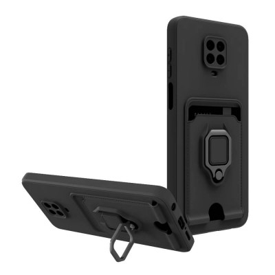 Bodycell Multifunction Case Με Κορδονι Xiaomi Note 9s/9 Pro Black