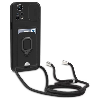 Bodycell Multifunction Case Με Κορδονι Xiaomi Note 12 Pro 4G Black