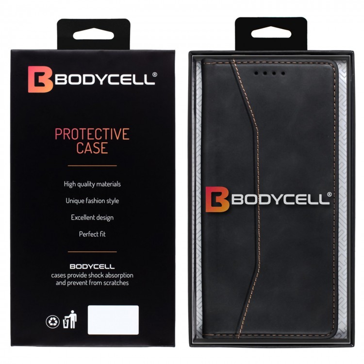 Bodycell Book Case Pu Leather Xiaomi Redmi A2 Black