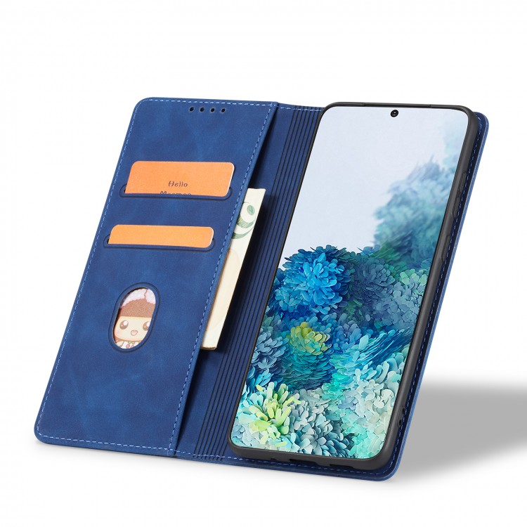 Bodycell Book Case Pu Leather iPhone 14 Pro  Blue