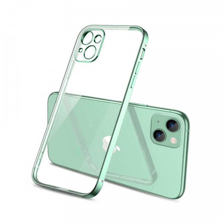 Bodycell Back Cover HD Clear For iPhone 13 mini Green