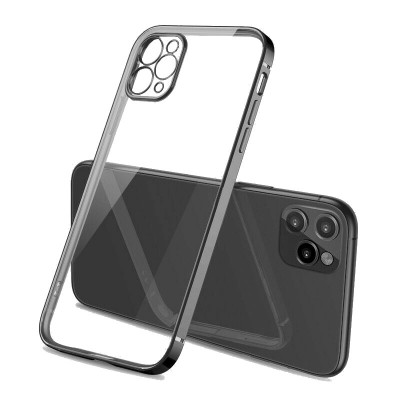 Bodycell Back Cover HD Clear For iPhone 13 Pro Max Black