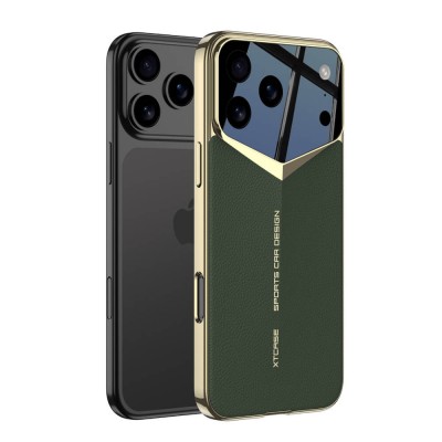 Bodycell Jazz Leather Backcover iPhone 17 Pro  Green