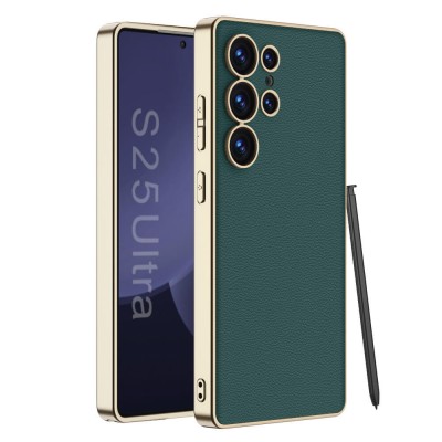 Bodycell Plating Leather Backcover Samsung S25 Ultra Green