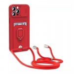 Bodycell Multifunction Case Με Κορδονι Xiaomi Note 12 4G Red