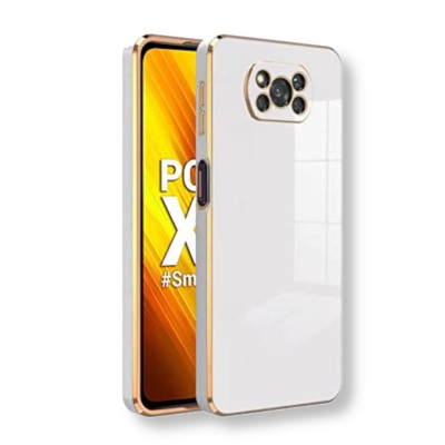 Bodycell Gold Plated Silicon Xiaomi Poco X3/X3 Pro White
