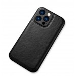 Bodycell Prestige Leather Backcover iPhone 14 Pro  Black
