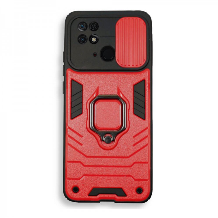 Ring Armor Case Xiaomi Redmi 10C Red