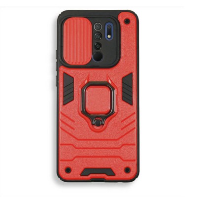 Ring Armor Case Xiaomi Redmi 9  Red
