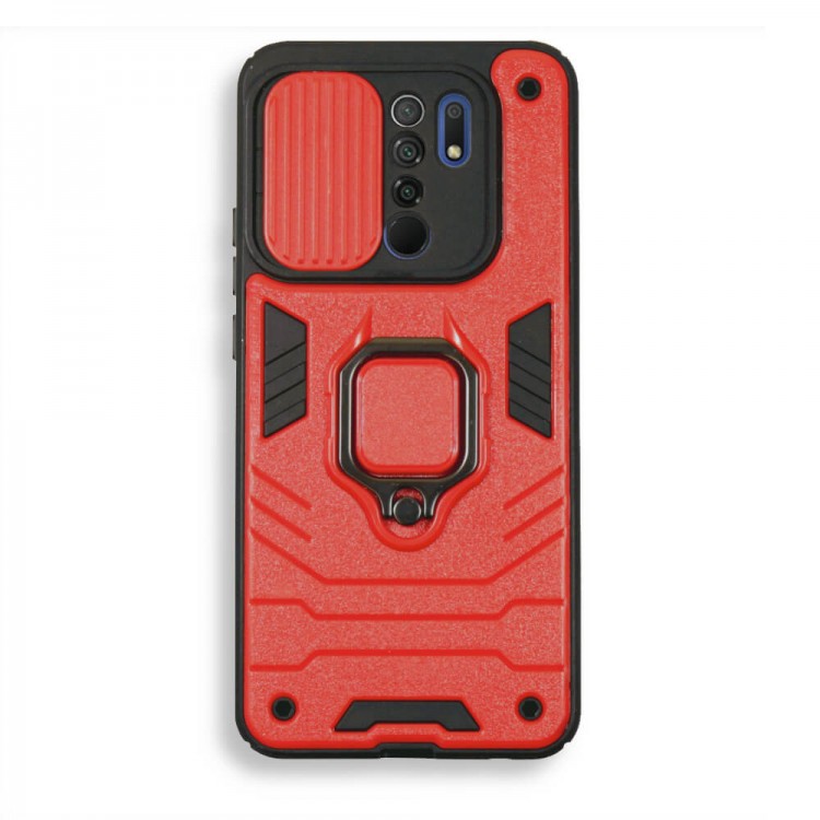 Ring Armor Case Xiaomi Redmi 9  Red